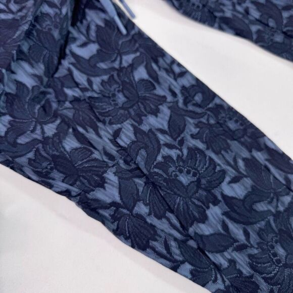 Athleta Pants Womens 8 Trekkie North Jogger Blue Zip Pockets Pull On Drawstring - Picture 2 of 12